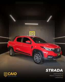 Fiat Strada Volcano 1.3 Flex Cabine Dupla 2022 — Vermelha